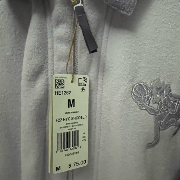 ADIDAS Basketball Hoop York City Shooting Shirt Purple New HE1262 /Women’s - Picture 7 of 8